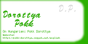 dorottya pokk business card